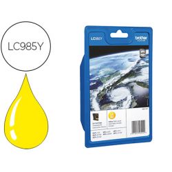 Cartouche brother jet d'encre LC985Y couleur jaune 260p