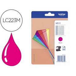 Cartouche brother jet d'encre originale LC223M couleur magenta