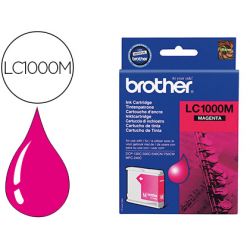 Cartouche brother jet d'encre LC1000M couleur magenta 400p