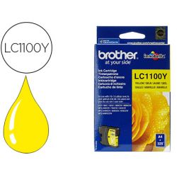 BROTHER cartouche Jet d'encre Jaune LC1100Y