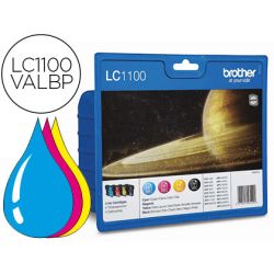 BROTHER Value Pack Jet d'encre N/C/M/J LC1100VB1P