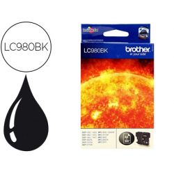 BROTHER Cartouche Jet d'encre Noire LC980BK