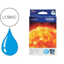 BROTHER Cartouche Jet d'encre Cyan LC980C