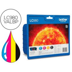 BROTHER Value Pack Jet d'encre N/C/M/J LC980VALBP