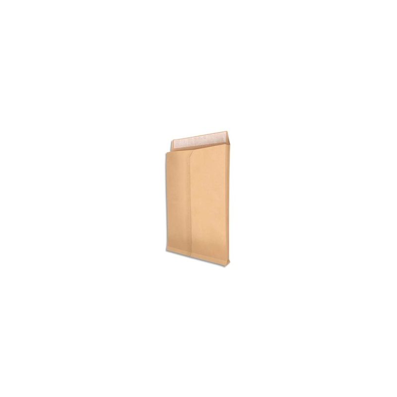 Paquet de 25 pochettes kraft brun recyclé 120 g, 3 soufflets de 3 cm, 26 : 275x365mm. Autoadhésive Paquet de 25 pochettes kraft brun recyclé 120 g, 3 soufflets de 3 cm, 26 : 275x365mm. Autoadhésive