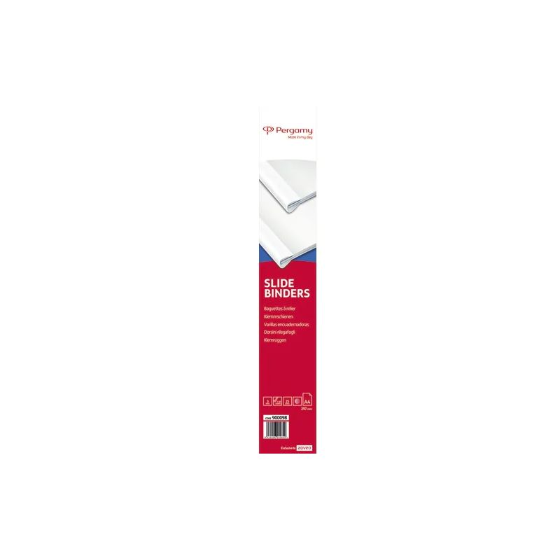 PERGAMY Boîte de 25 baguettes à relier 3mm Transparent 900098 PERGAMY Boîte de 25 baguettes à relier 3mm Transparent 900098
