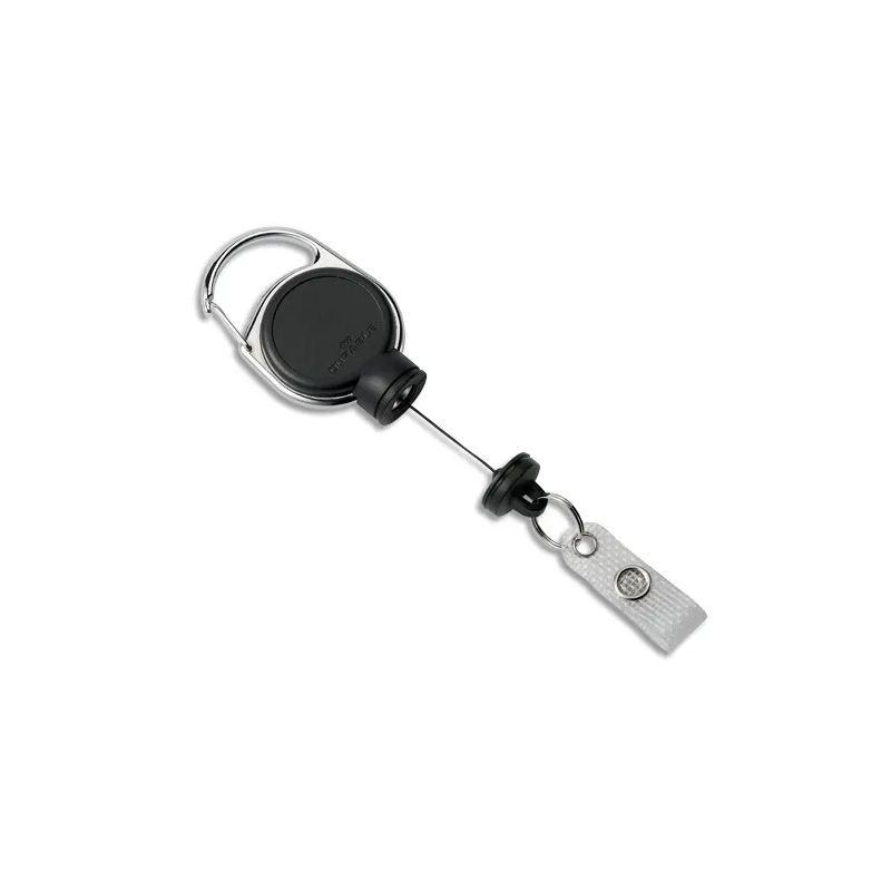 DURABLE Boîte de 5 Enrouleurs Noir porte-bagde clés, capacité 300g, verrouillage aimanté, longueur 60 cm DURABLE Boîte de 5 Enrouleurs Noir porte-bagde clés, capacité 300g, verrouillage aimanté, longueur 60 cm