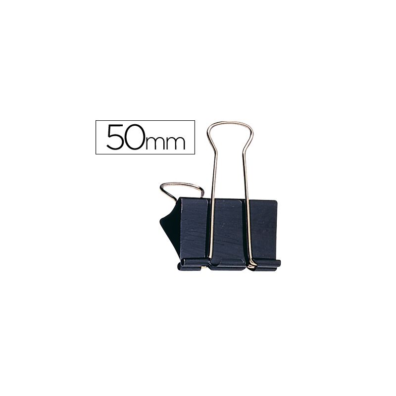 Pince q-connect double clip largeur 51mm boîte carton 10 unités Pince q-connect double clip largeur 51mm boîte carton 10 unités