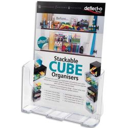 DEFLECTO Porte brochure A4 vertical une case A4