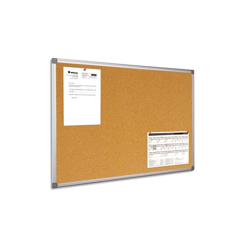 BI-OFFICE Tableau en liège cadre PVC BI-OFFICE Tableau en liège cadre PVC