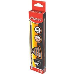 MAPED Crayons Graphite Boîte de 12