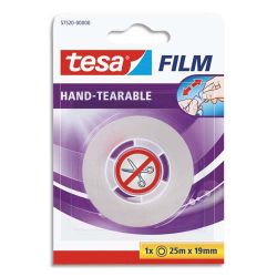 TESA Rouleau d'adhésif transparent 19 mm x 25 m