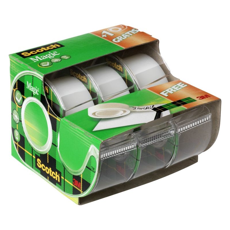SCOTCH Lot spécial CADDY PACK 2 (+1 gratuit) dévidoir SCOTCH Lot spécial CADDY PACK 2 (+1 gratuit) dévidoir