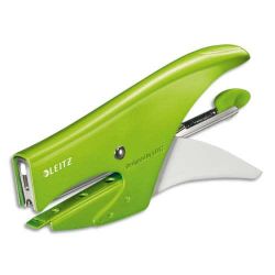 LEITZ Pince agrafeuse WOW Vert agrafes n°10 capacité 15 feuilles