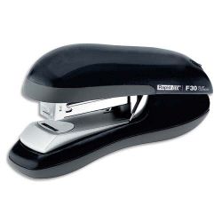 RAPID Agrafeuse de bureau F30 agrafes 24/6 et 26/6 30 feuilles Noir