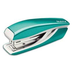 LEITZ Mini agrafeuse Bleu nacré Capacité 30 feuilles
