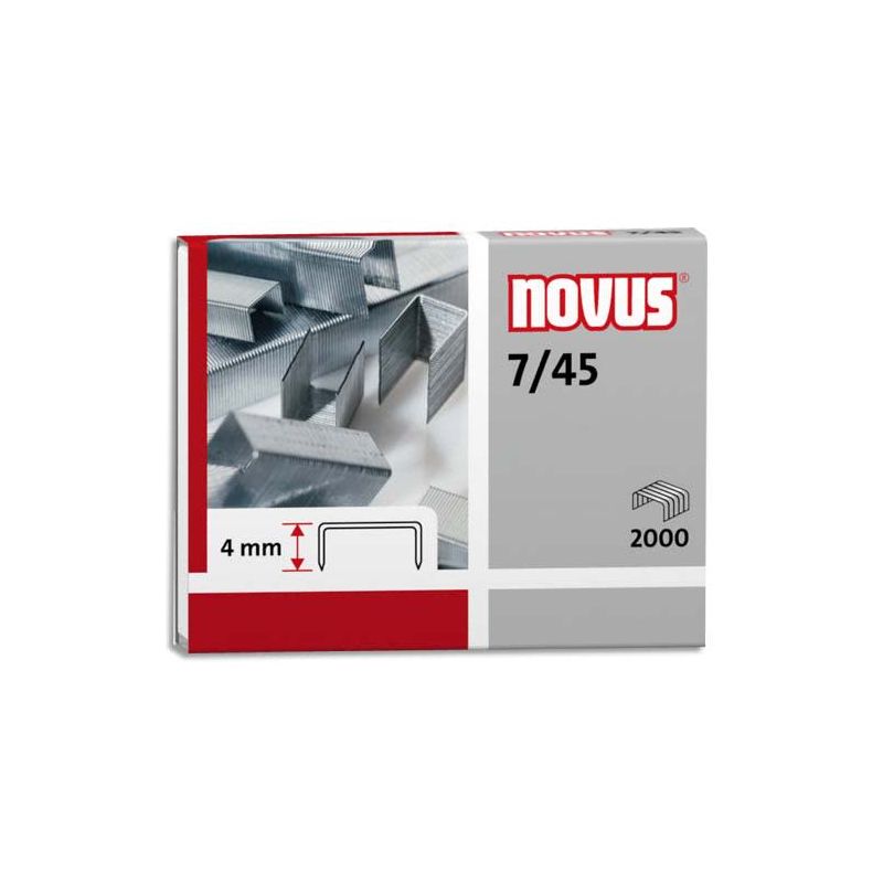 NOVUS Blister de 2000 agrafes 7/45 NOVUS Blister de 2000 agrafes 7/45