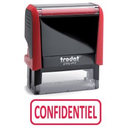 TRODAT Timbre formule CONFIDENTIEL Encrage Rouge