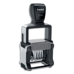 TRODAT Numéroteur 6 bandes Metal Line 5546 à encrage automatique