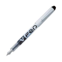 PILOT Stylo à plume V-PEN jetable largeur de trait 0,4 mm encre liquide Noire