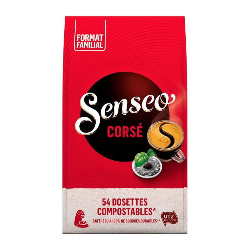 SENSEO 54 Dosettes de café corsé SENSEO 54 Dosettes de café corsé