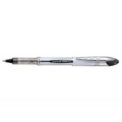 UNI-BALL VISION ELITE Stylo roller pointe métal moyenne encre liquide Bleue-Noire