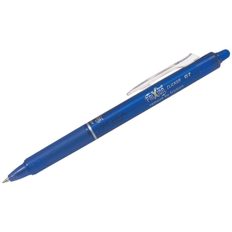 PILOT FRIXION CLICKER 07 Stylo Roller rétractable Pointe moyenne Encre Bleu PILOT FRIXION CLICKER 07 Stylo Roller rétractable Pointe moyenne Encre Bleu