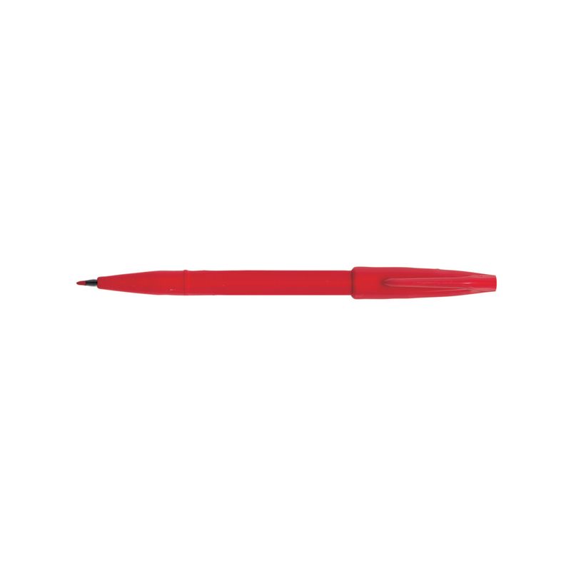 PENTEL SIGN PEN Stylo feutre pointe en nylon largeur de trait 0,8 mm encre Rouge PENTEL SIGN PEN Stylo feutre pointe en nylon largeur de trait 0,8 mm encre Rouge