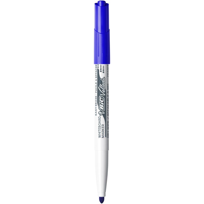 BIC VELLEDA 1741 Feutre effaçable à sec Pointe ogive Encre Bleue BIC VELLEDA 1741 Feutre effaçable à sec Pointe ogive Encre Bleue