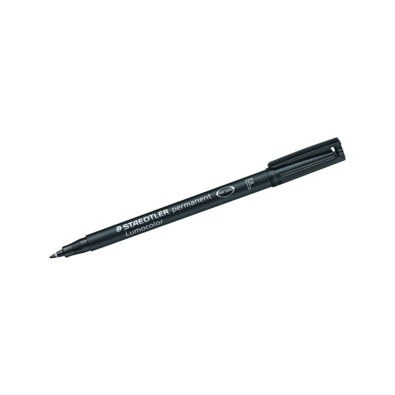 STAEDTLER LUMOCOLOR Feutre pointe fine Encre permanente Noire STAEDTLER LUMOCOLOR Feutre pointe fine Encre permanente Noire