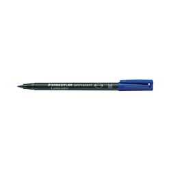 STAEDTLER LUMOCOLOR Feutre pointe moyenne encre permanente Bleue