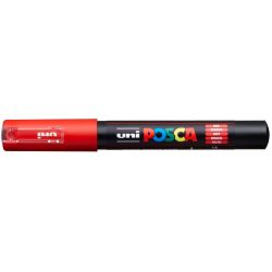 UNI POSCA Marqueur peinture à eau Pointe extra fine encre Rouge