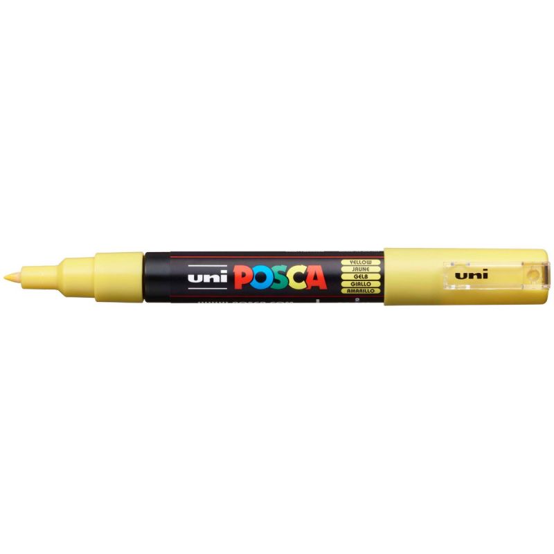 UNI POSCA Marqueur peinture à eau Pointe extra fine encre Jaune UNI POSCA Marqueur peinture à eau Pointe extra fine encre Jaune