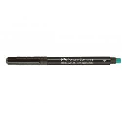 FABER CASTELL Feutre MULTIMARK pour écriture sur CD/DVD pointe fine encre Noire permanente