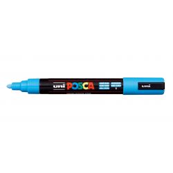 UNI POSCA Marqueur peinture Pointe moyenne ogive Encre base eau bleue clair