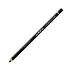 STAEDTLER Boîte de 12 crayons marqueur à sec permanent toutes surfaces Encre Noir