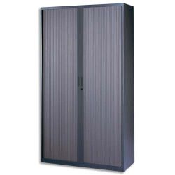 MT INTERNATIONAL Armoire haute monobloc Corps et Rideau anthracite