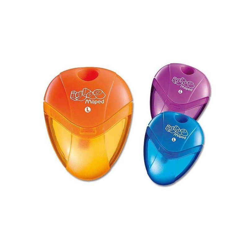 MAPED Taille crayons 1 usage IGLOO pour gaucher MAPED Taille crayons 1 usage IGLOO pour gaucher