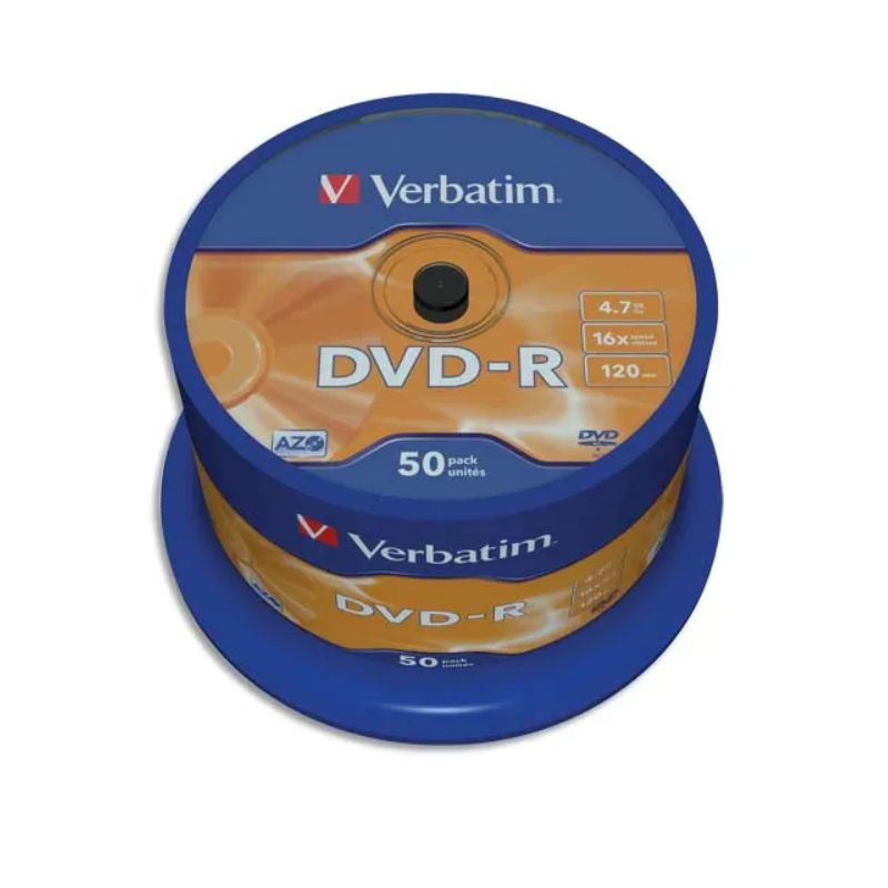 VERBATIM tour de 50 DVD-R 16x VERBATIM tour de 50 DVD-R 16x