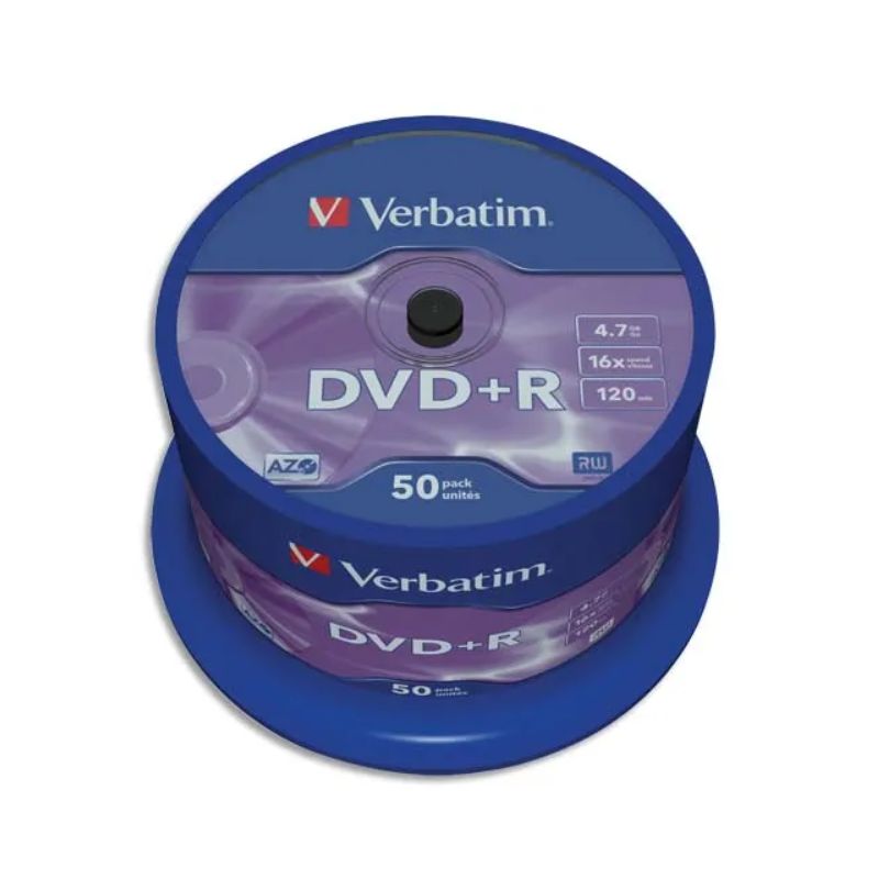 VERBATIM tour de 50 DVD+R 16x VERBATIM tour de 50 DVD+R 16x