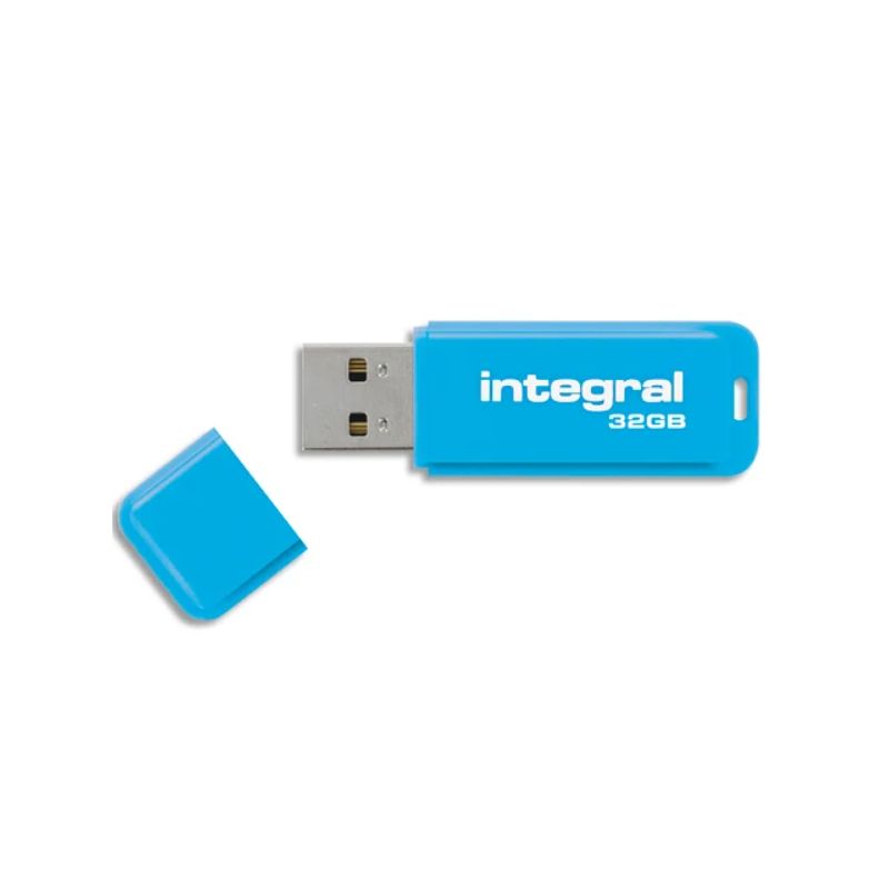 INTEGRAL Clé USB 3.0 Neon 32Go Bleue INTEGRAL Clé USB 3.0 Neon 32Go Bleue