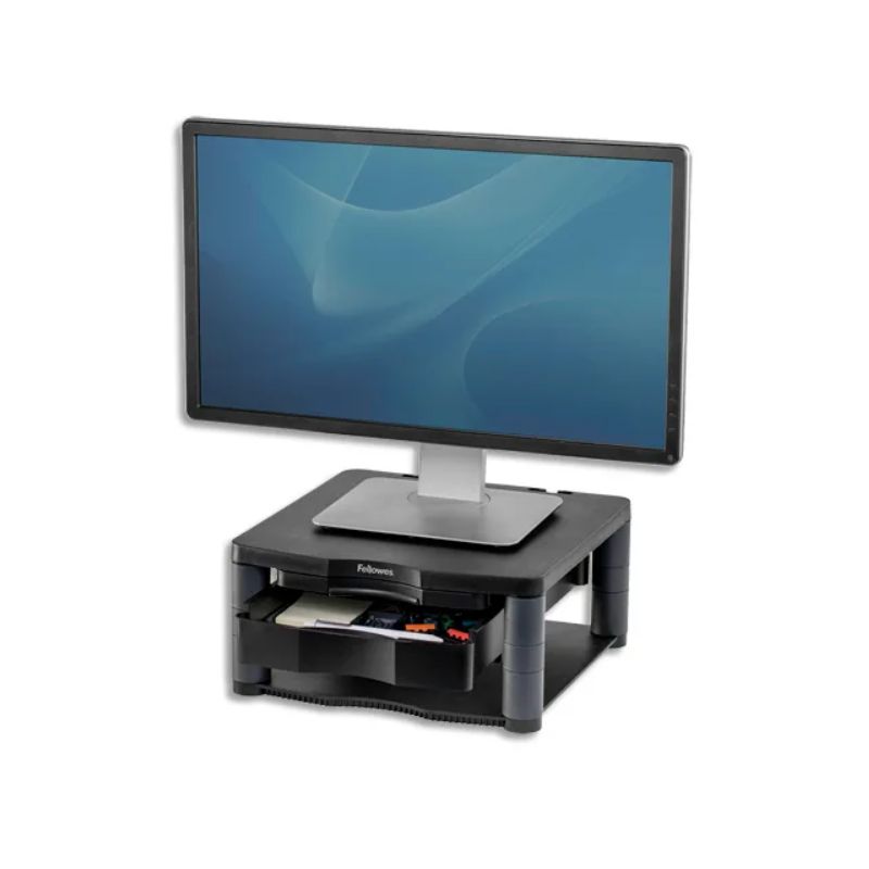 FELLOWES support ecran premium plus Gris graphite recyclé FELLOWES support ecran premium plus Gris graphite recyclé