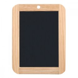 WONDAY Ardoise naturelle avec cadre en bois face petits carreaux