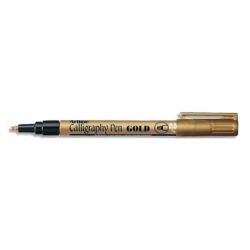 ARTLINE Stylo calligraphie pointe fibre biseautée 2,5mm OR