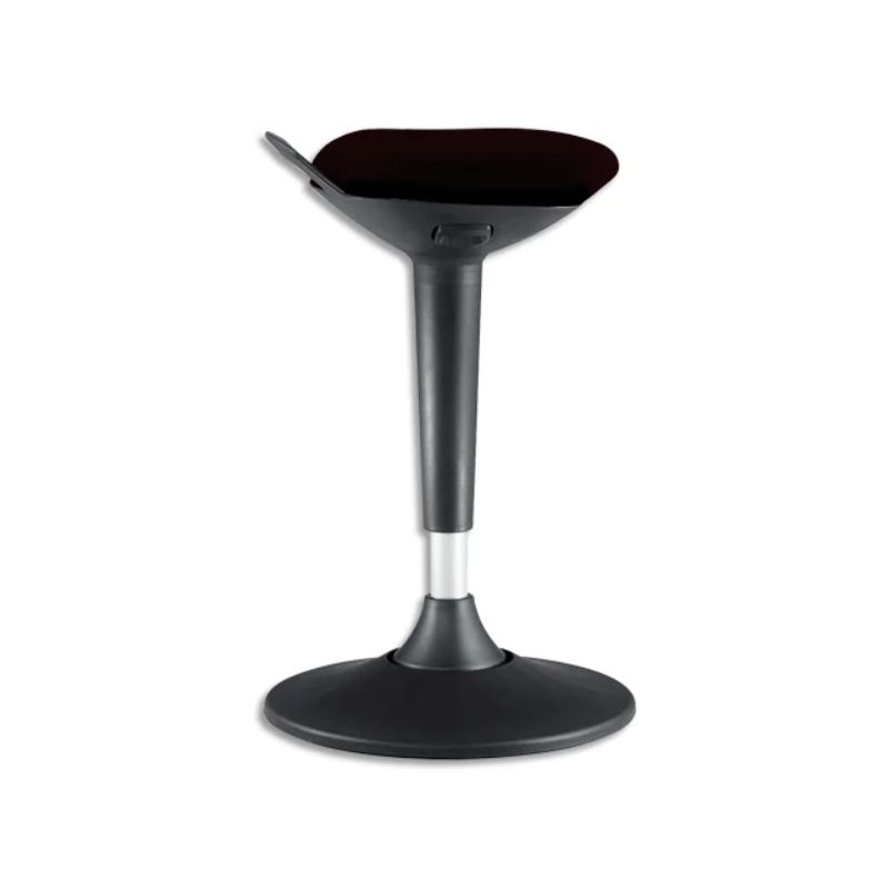 ALBA Tabouret ergonomique Flexy Noir en acier et polypropylène ALBA Tabouret ergonomique Flexy Noir en acier et polypropylène