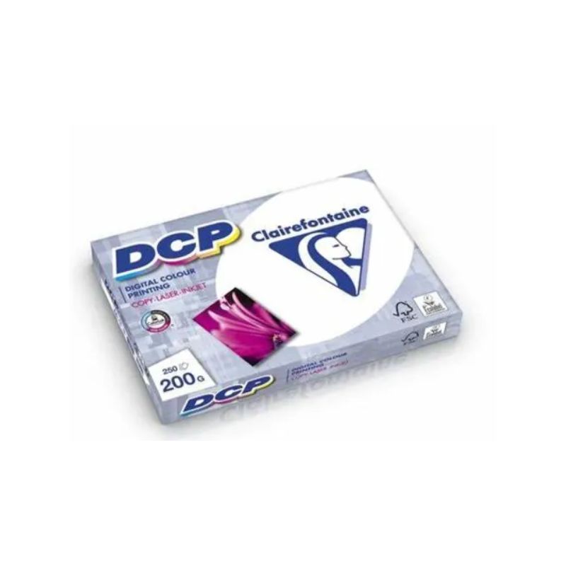 CLAIREFONTAINE Ramette de 250 feuilles papier Blanc DCP CLAIREFONTAINE Ramette de 250 feuilles papier Blanc DCP