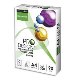 REY Ramette 500 feuilles papier extra Blanc satiné PRO DESIGN A4 90G