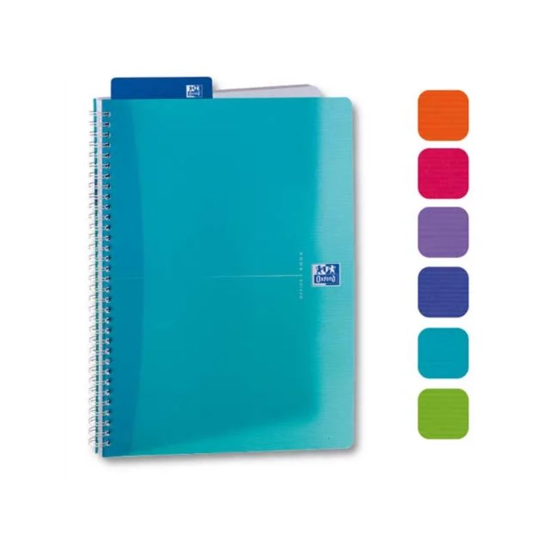 OXFORD Cahier spiralé My Color A4, 180 pages OXFORD Cahier spiralé My Color A4, 180 pages
