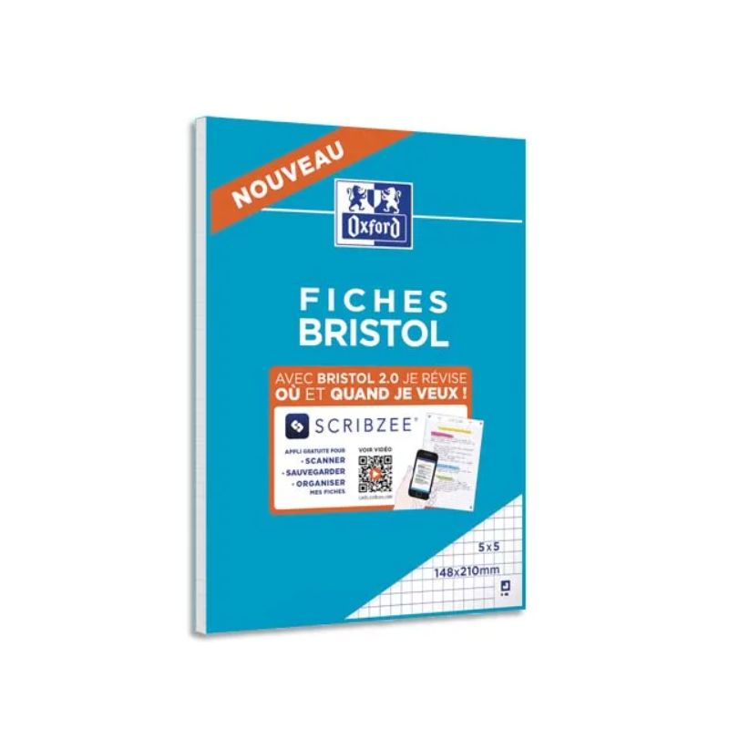 OXFORD Bloc de 30 feuilles BRISTOL OXFORD Bloc de 30 feuilles BRISTOL