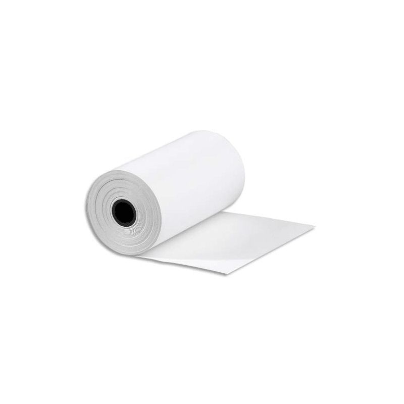 Bobine carte bancaire 57x40x12mm longueur 18 mètres papier thermique 48g 1 pli Bobine carte bancaire 57x40x12mm longueur 18 mètres papier thermique 48g 1 pli
